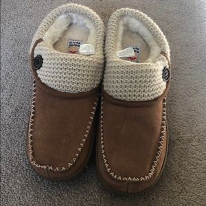 Slippers with a sole